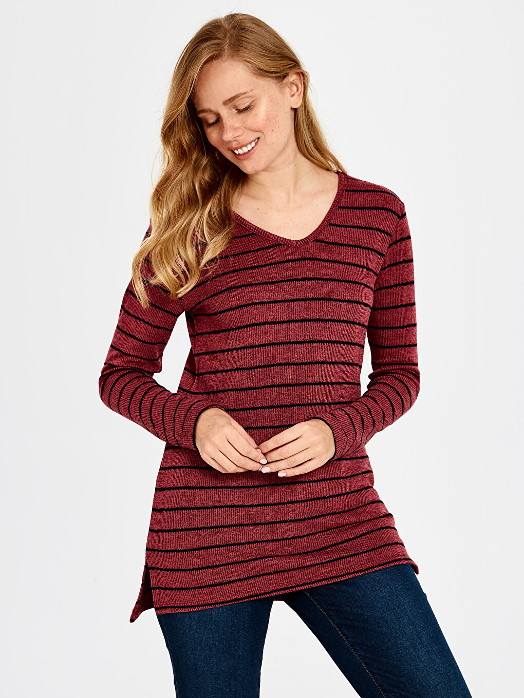 Woman Plum T-shirt-1