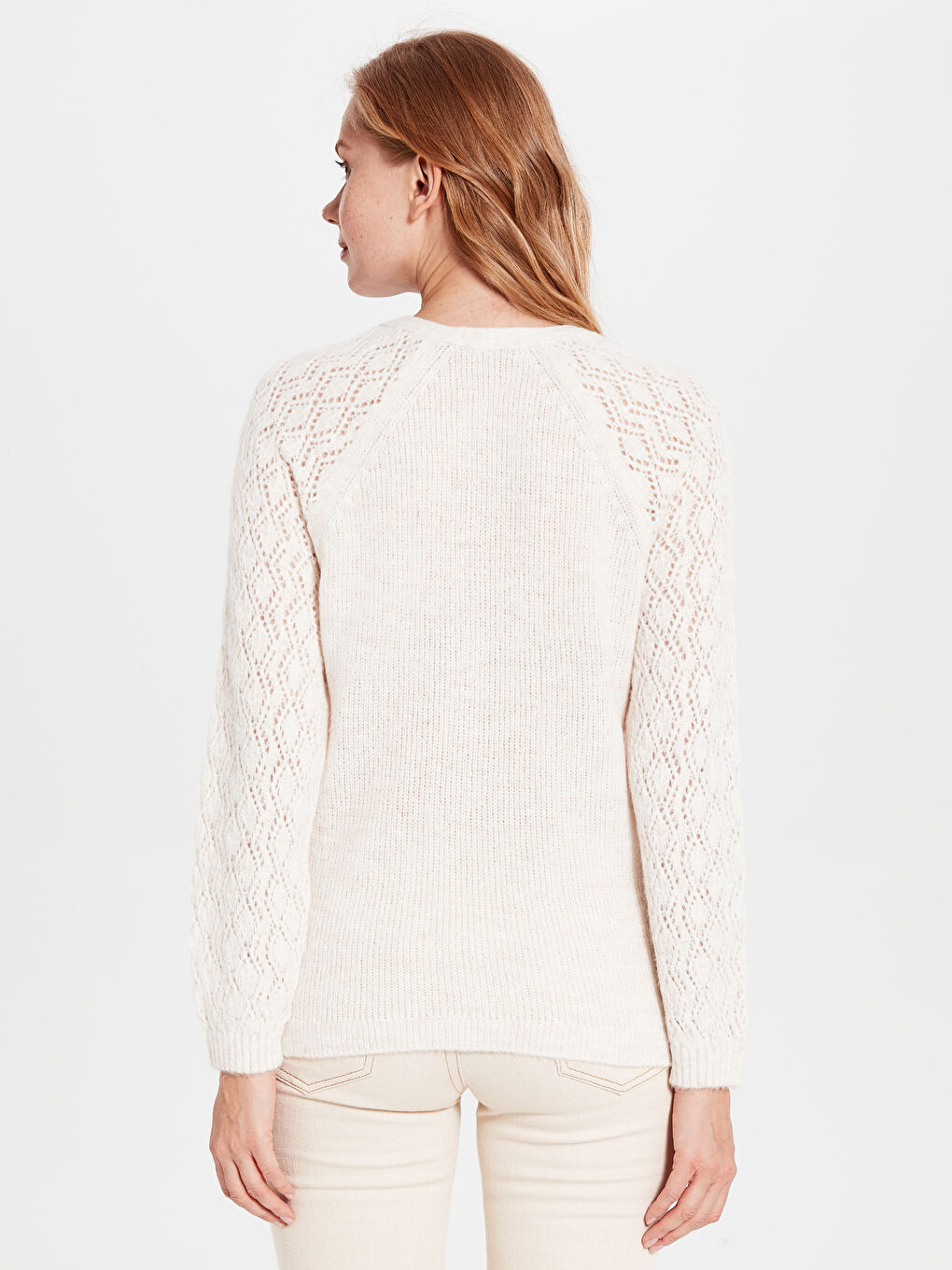 Жінка СІРО-ЖОВТИЙ Светр-3