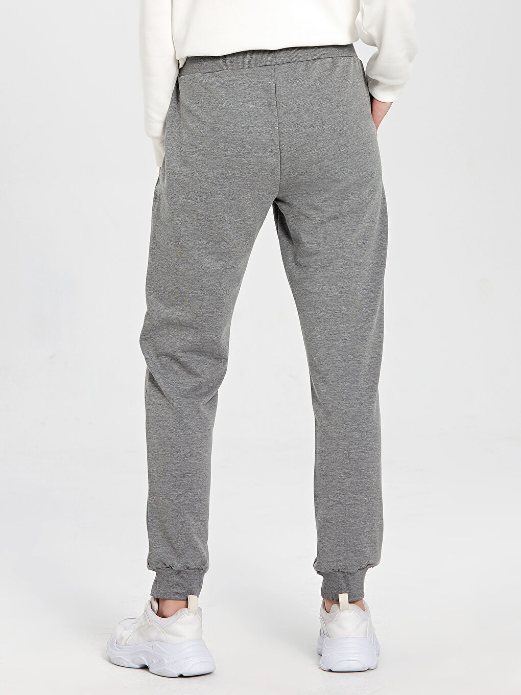 Woman GREY Sweatpants-2