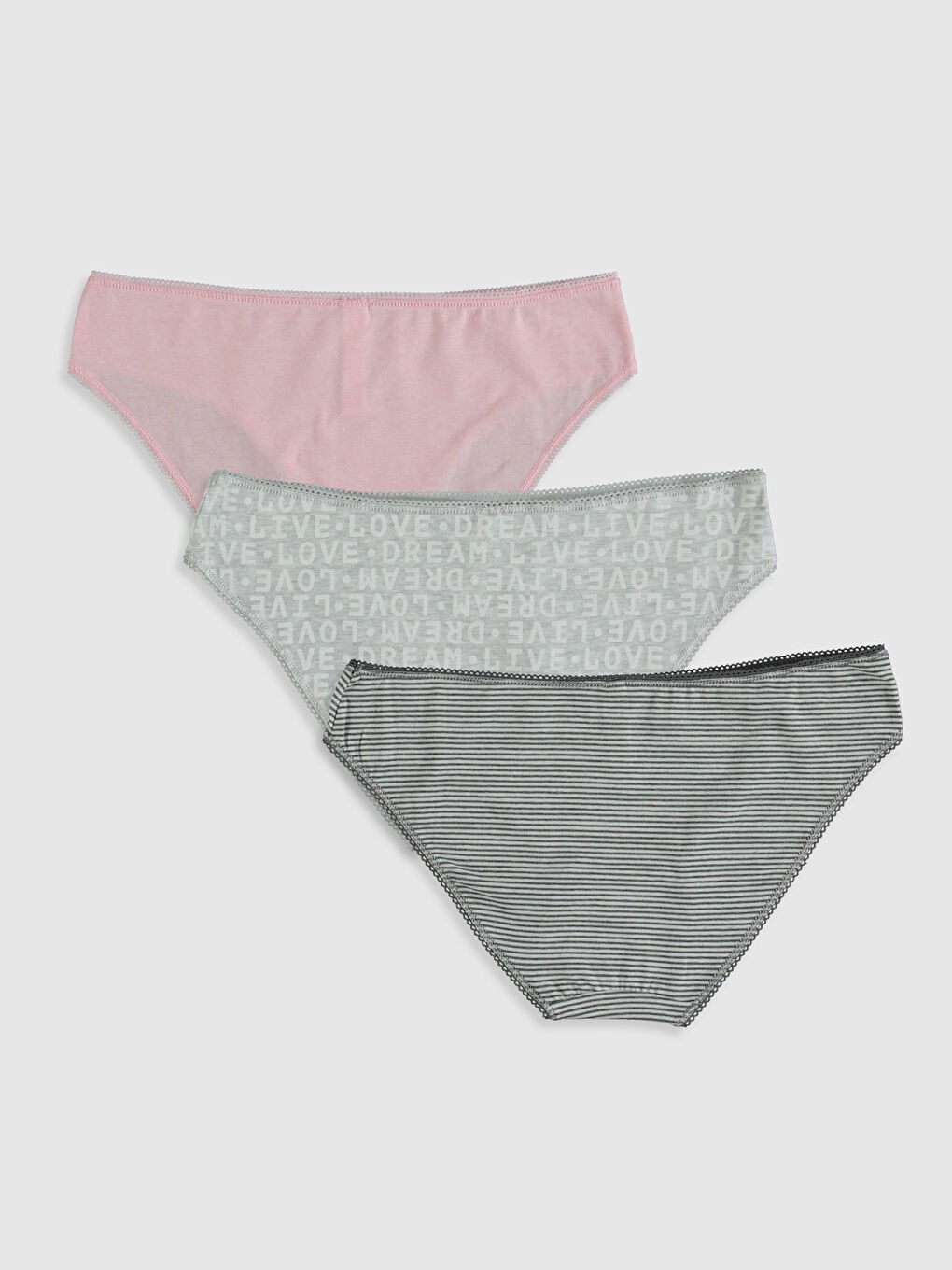 Gri Baskılı Külot-1