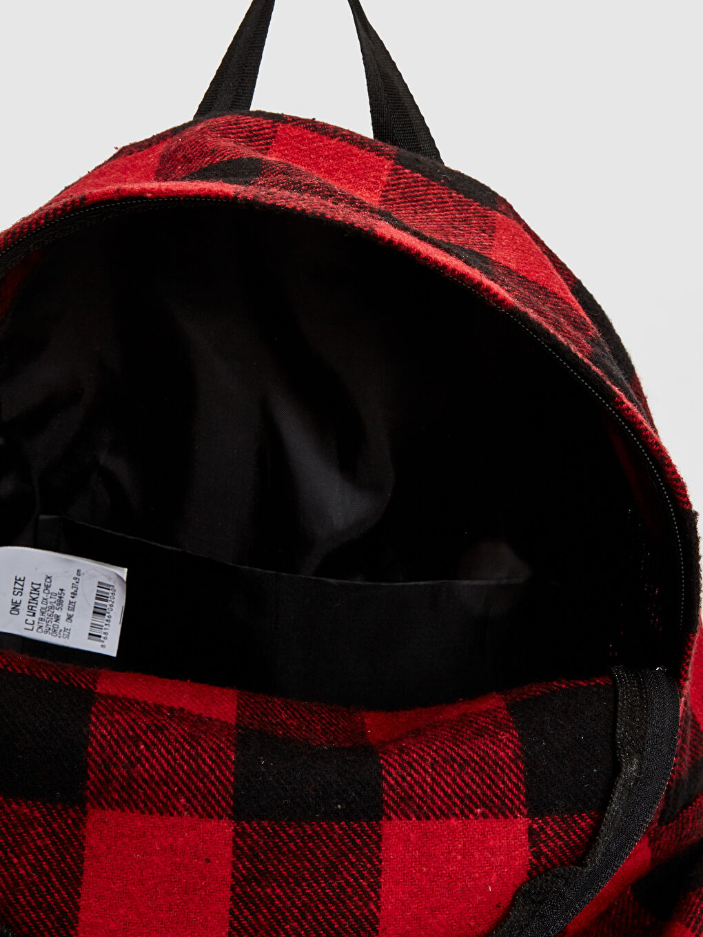 Kırmızı Desenli Kadın Sırt Çantası-2