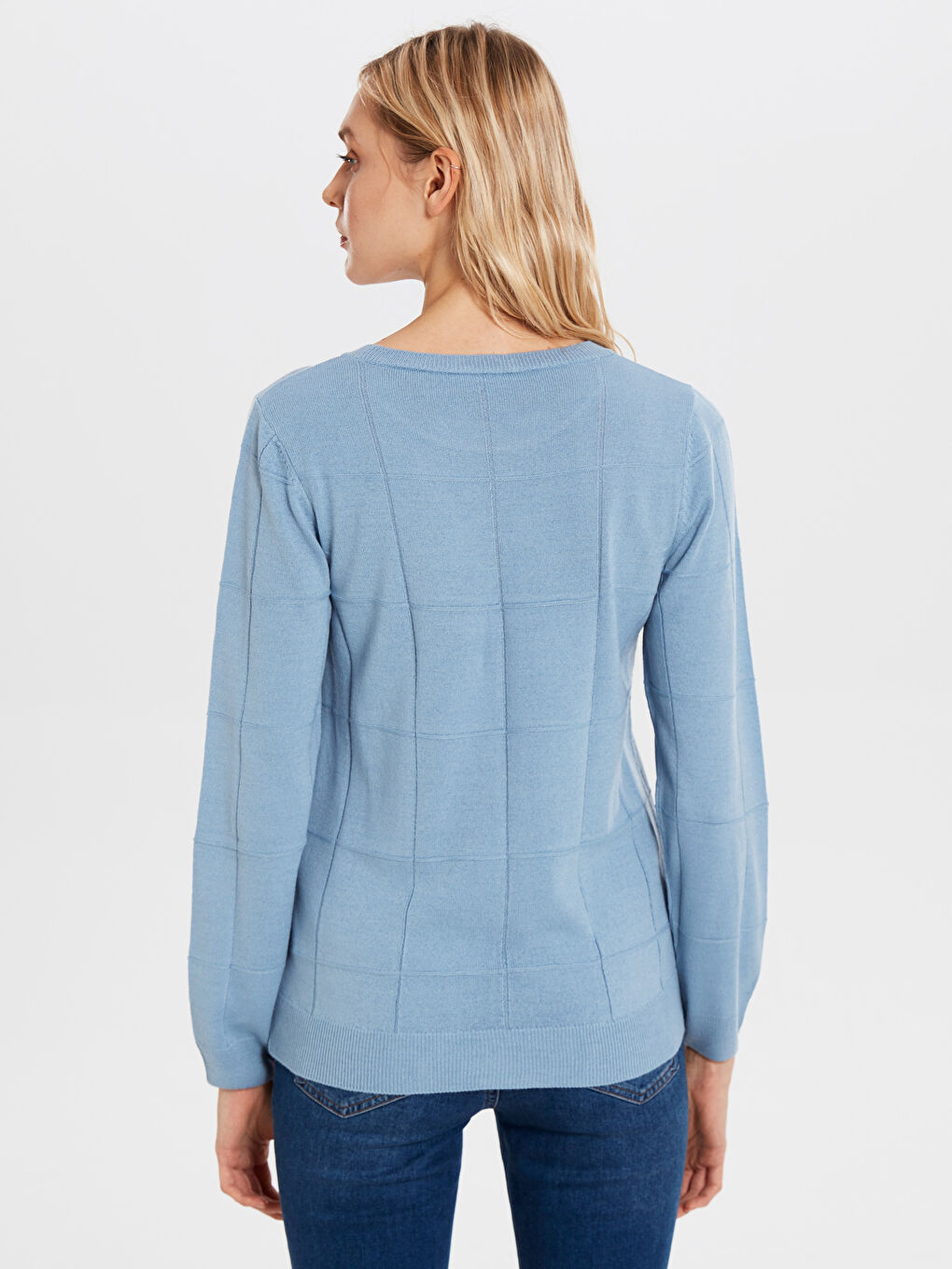 Жінка СИНІЙ Светр-2