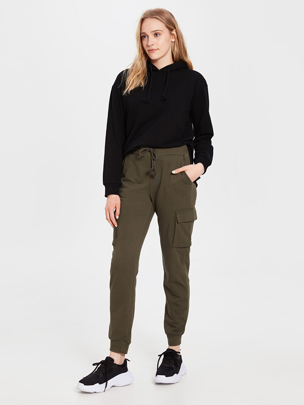 LCW Vision Woman KHAKI Sweatpants -9WA778Z8-HCZ