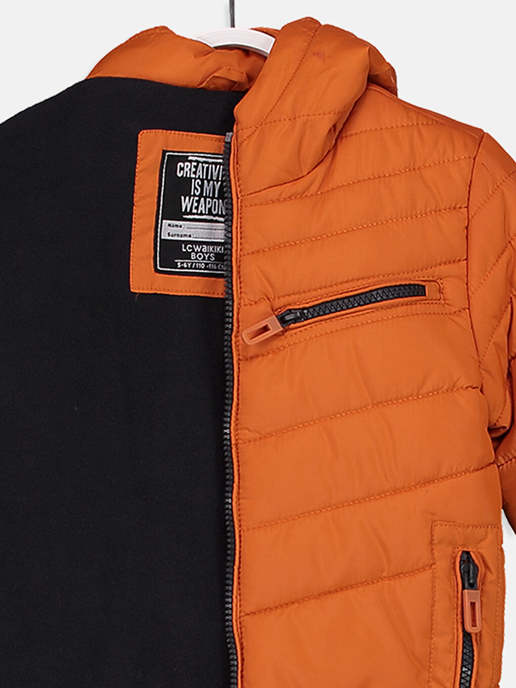 Manteau bouffant ORANGE Garçon-2