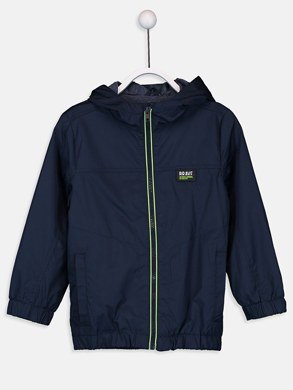 Пальто с капюшоном и длинным рукавом для мальчиков