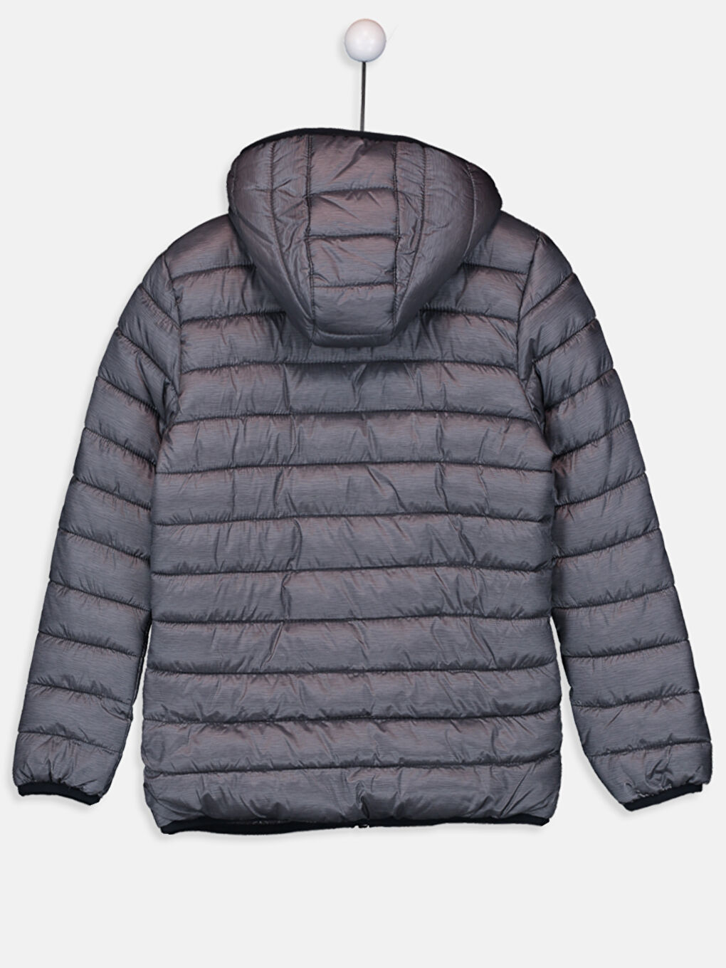 Boy GREY Puffer Coat-1