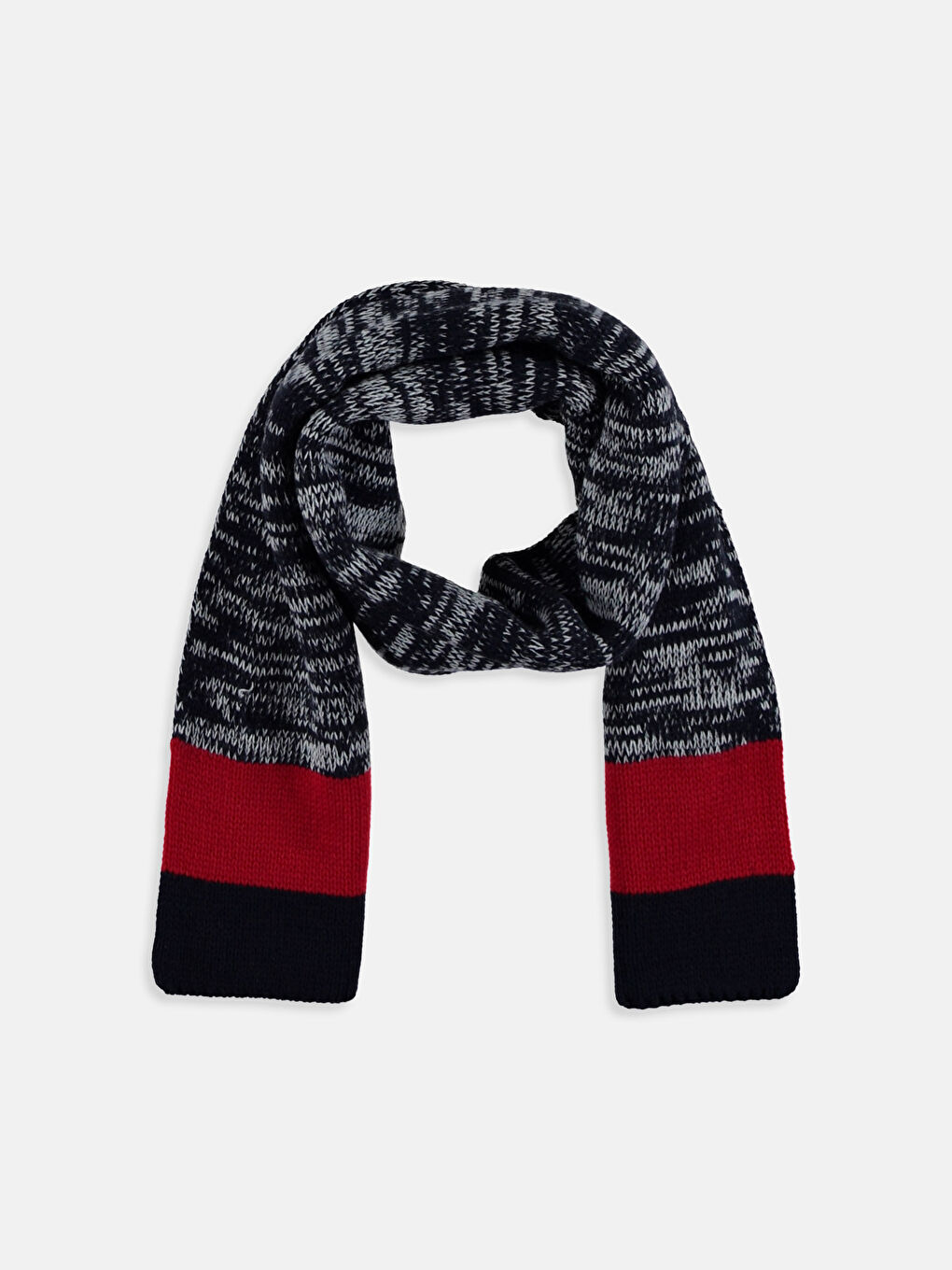 Унисекс Морско-Синьо Комплект шал & шапка & ръкавици-5