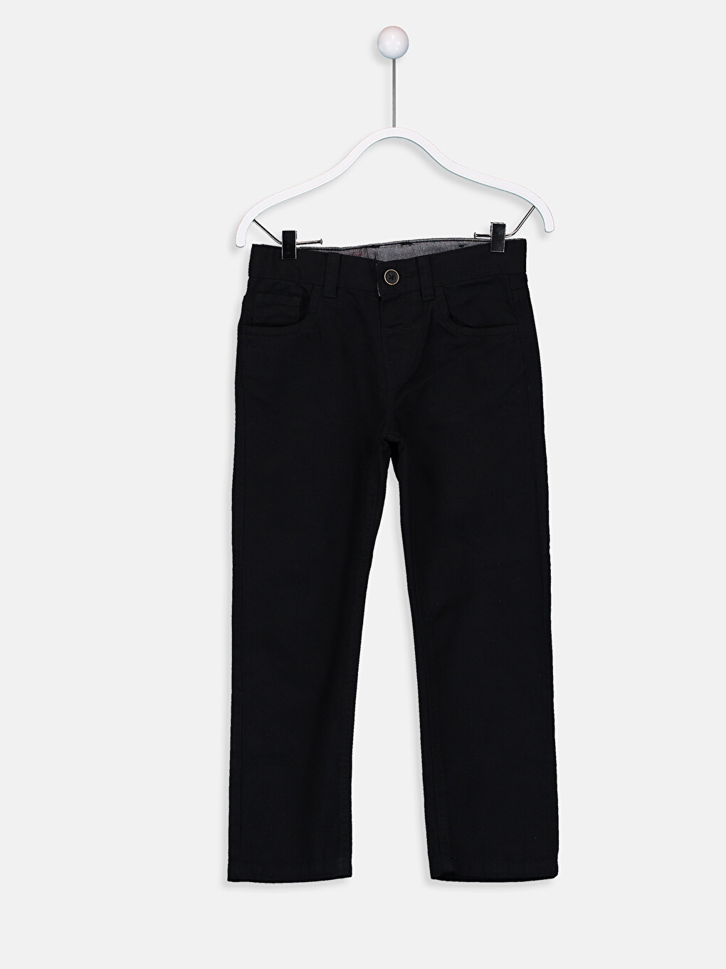 Siyah Basic Gabardin Erkek Çocuk Pantolon