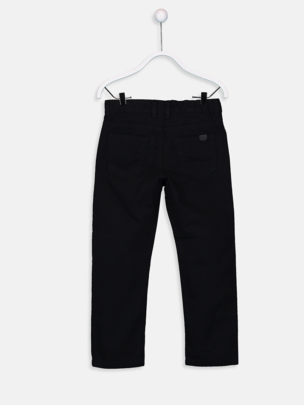 Siyah Basic Gabardin Erkek Çocuk Pantolon-1