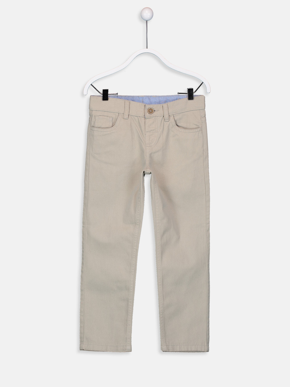 Bej Basic Gabardin Erkek Çocuk Pantolon