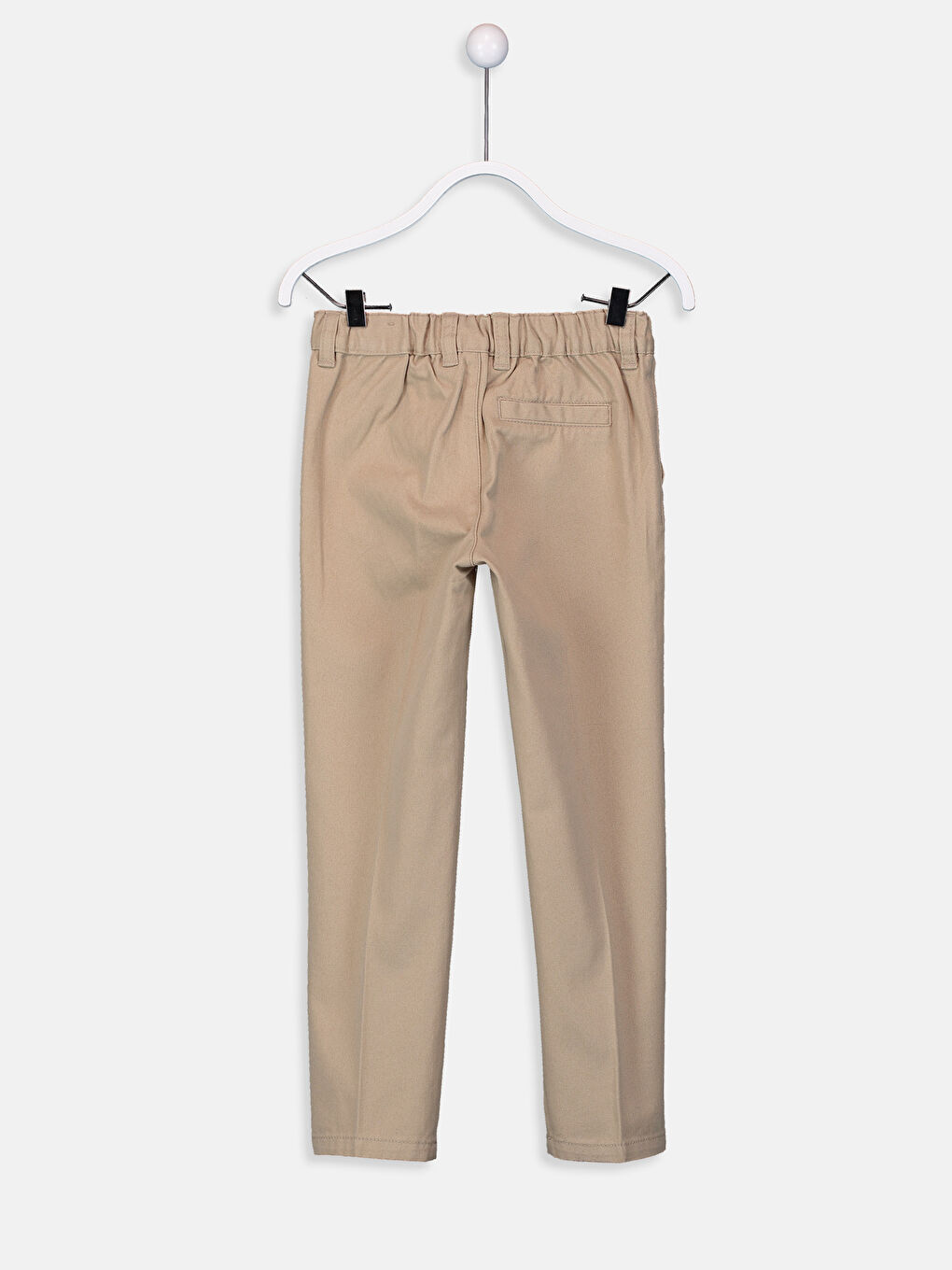 Bej Basic Gabardin Erkek Çocuk Pantolon-1