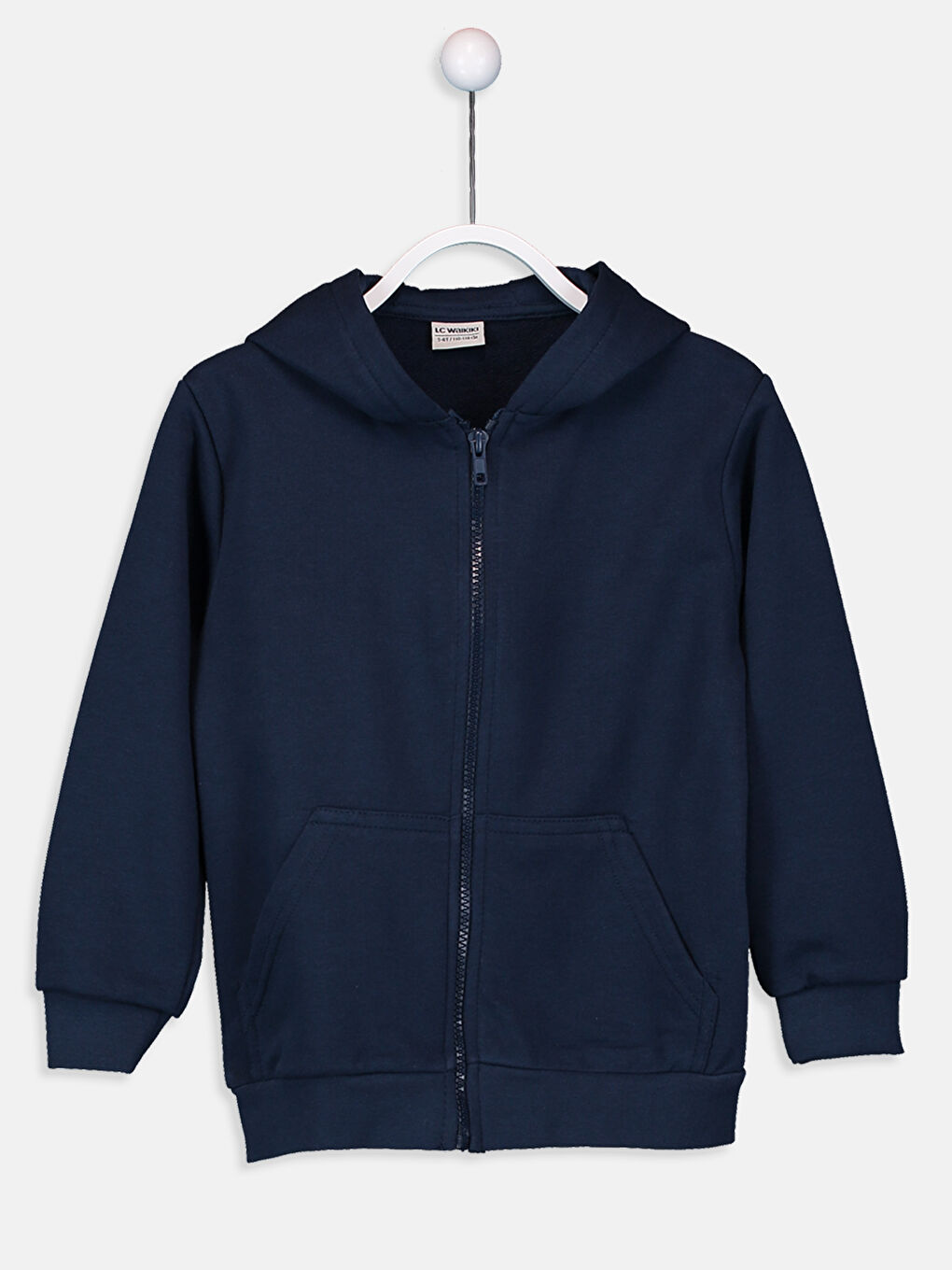 Boy NAVY Zip-Up Sweatshirt