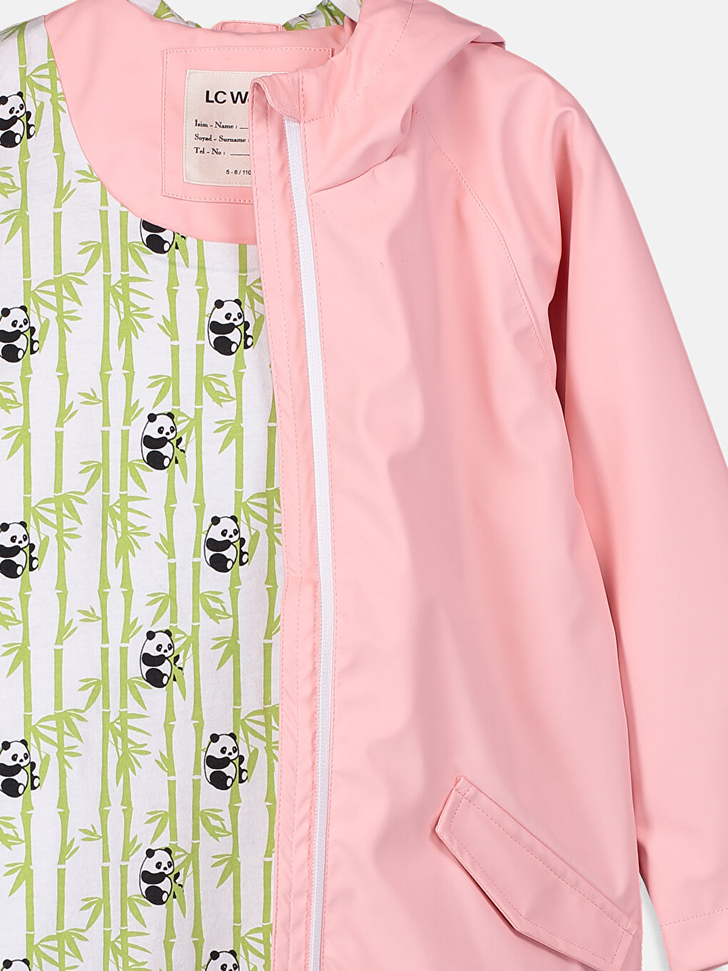 Pembe Kız Çocuk Mont-2