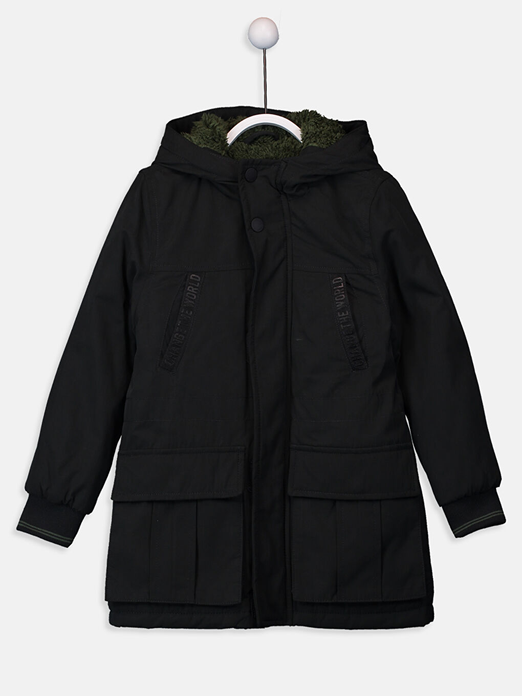 Antrasit Şişme Mont-1