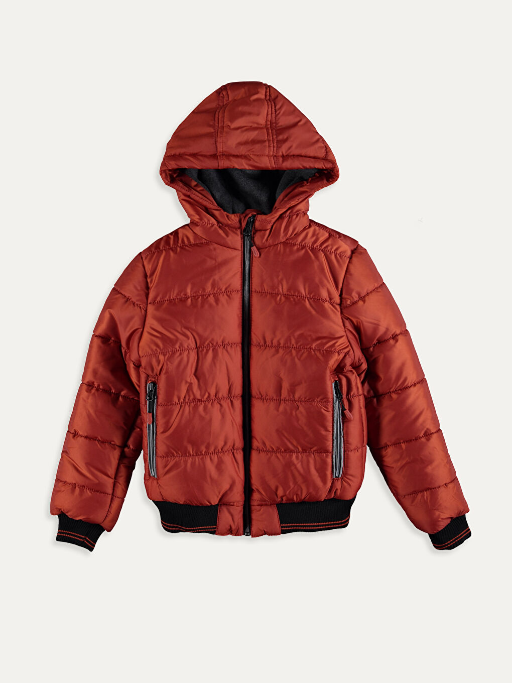Manteau bouffant ORANGE Garçon-1