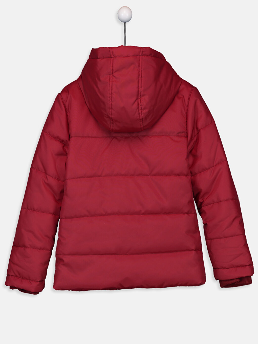 Koyu Kırmızı Şişme Mont-1