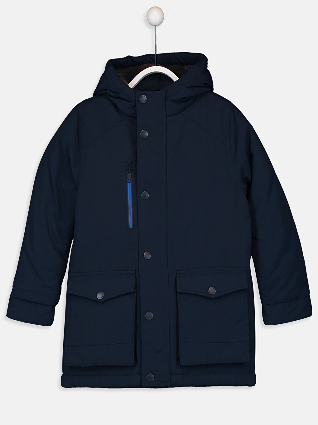 Boy Navy Puffer Coat
