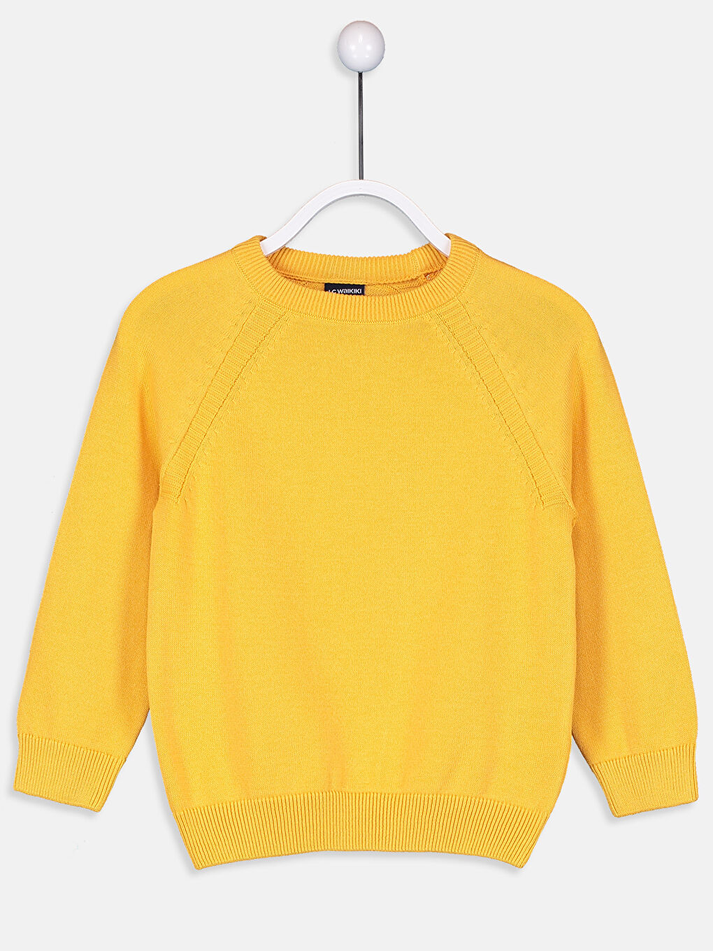 Turuncu Bisiklet Yaka Erkek Çocuk Kazak