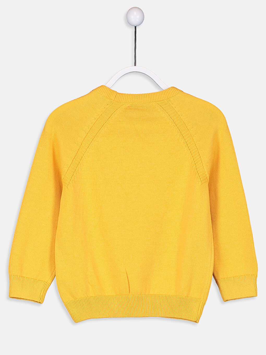 Turuncu Bisiklet Yaka Erkek Çocuk Kazak-1