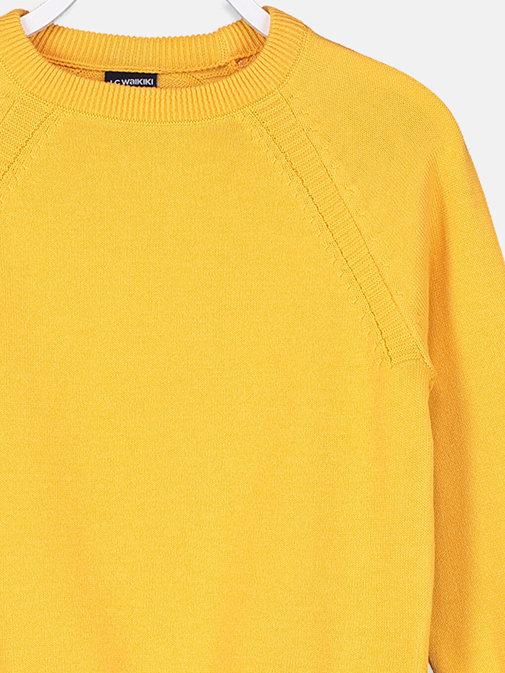 Turuncu Bisiklet Yaka Erkek Çocuk Kazak-2