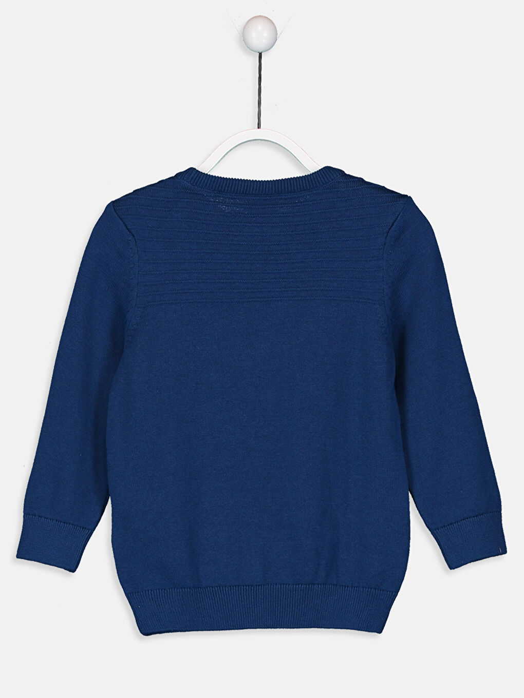 Lacivert Bisiklet Yaka Erkek Çocuk Kazak-1