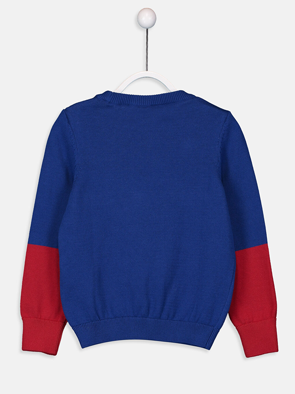 Lacivert Bisiklet Yaka Erkek Çocuk Kazak-1