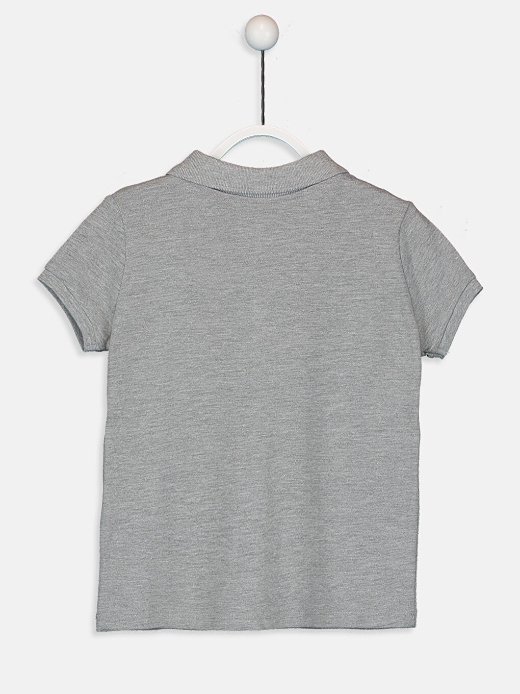 Polo Neck Short Sleeve Girls' T-Shirt-1