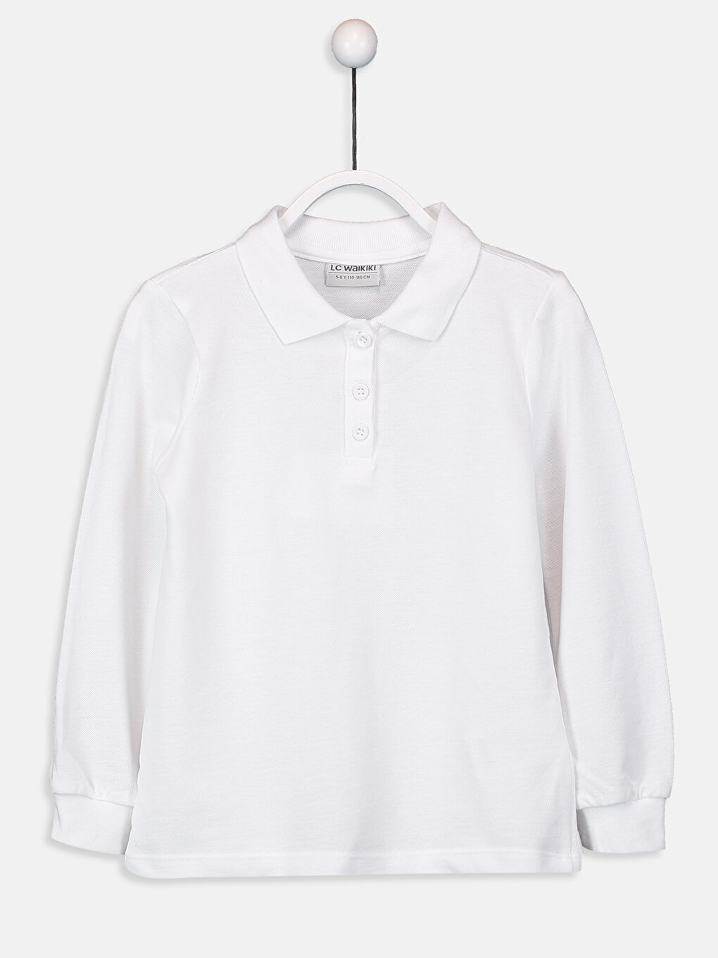 Polo Neck Basic Girls T-Shirt 2 Pack-2