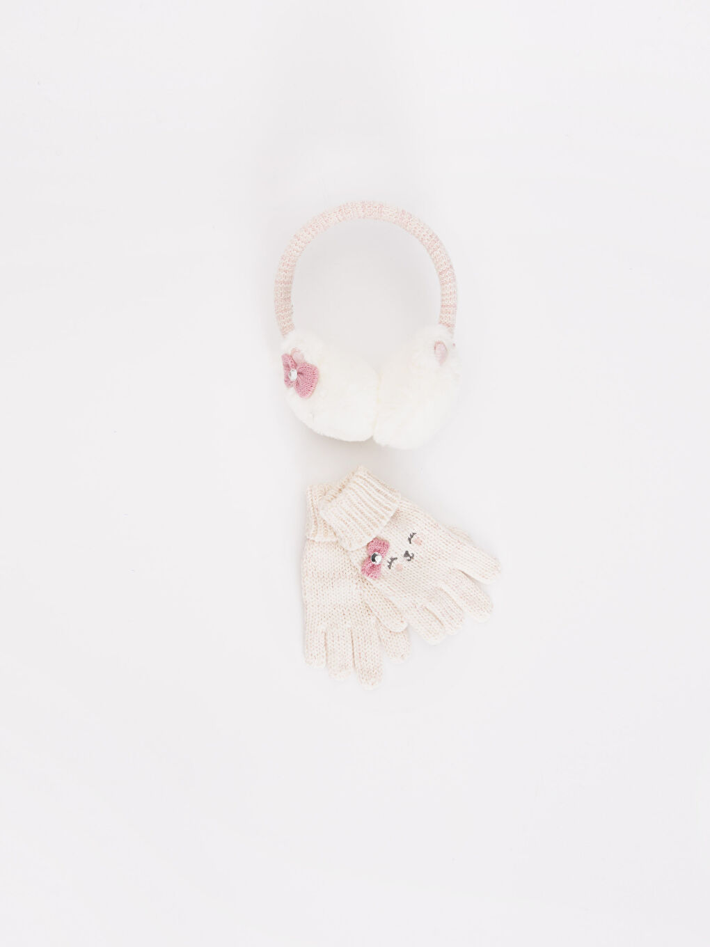 LCW ACCESSORIES Girl WHITE Earmuffs -9W1776Z4-J5E