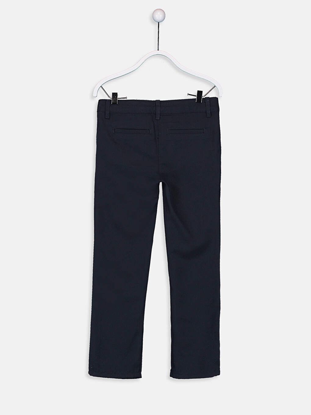 Slim Fit Basic Girl Trousers-1