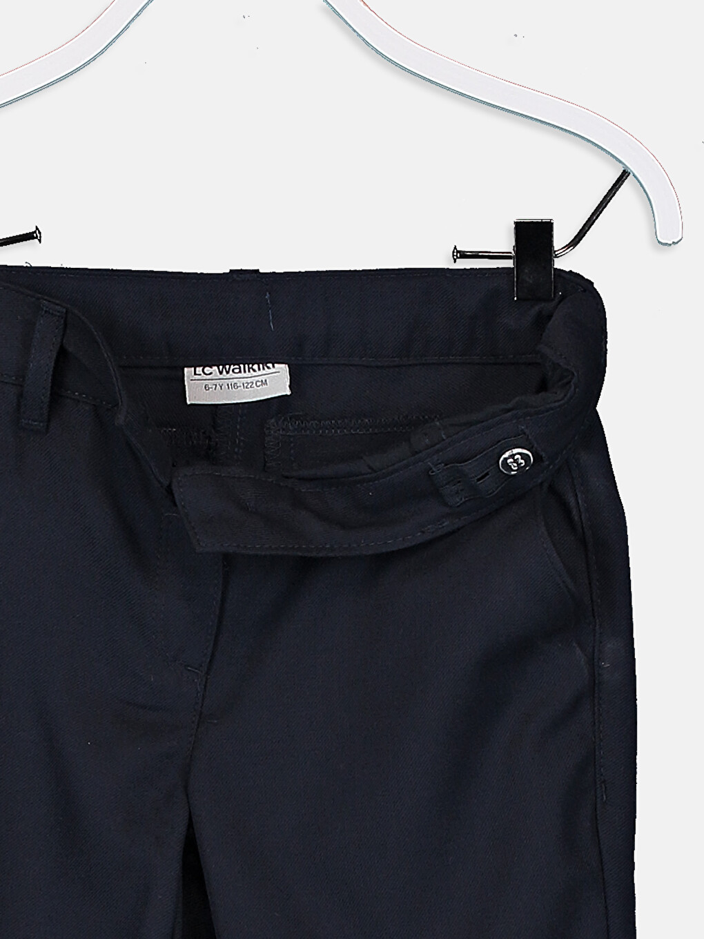 Slim Fit Basic Girl Trousers-2