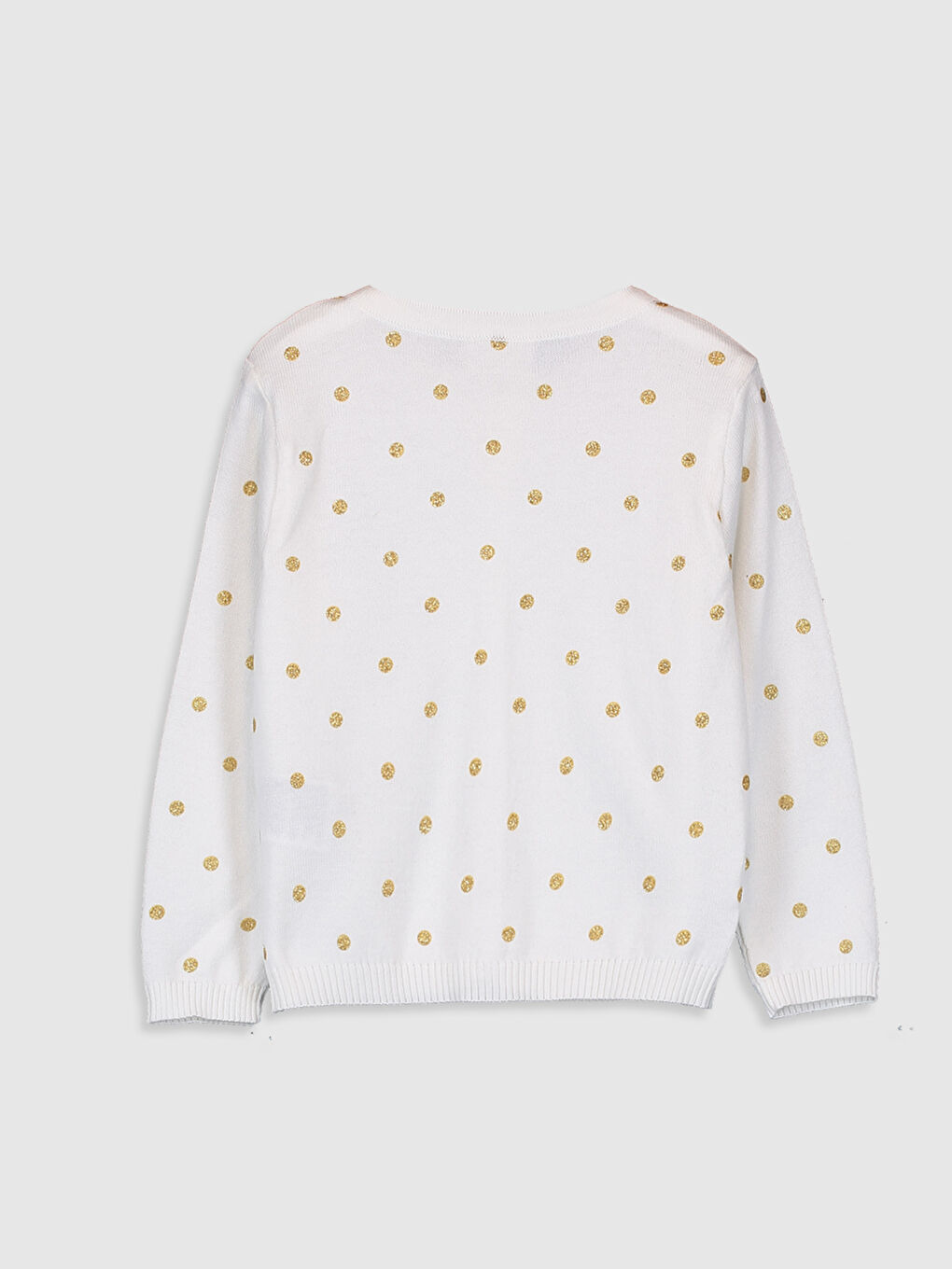 Девочки Белый Кардиган-1