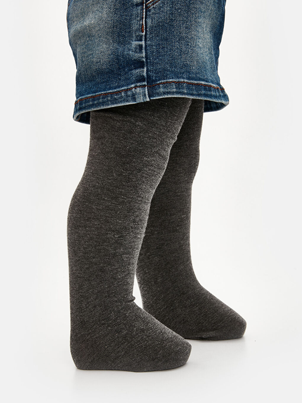Antrasit Külotlu Çorap-4