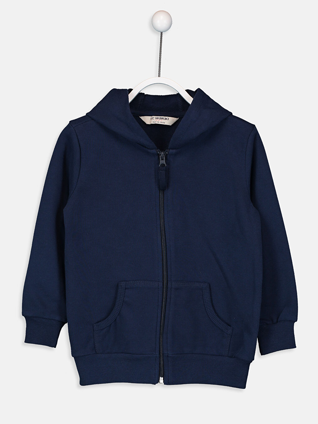 سويت شيرت بسحاب أزرق فتاة