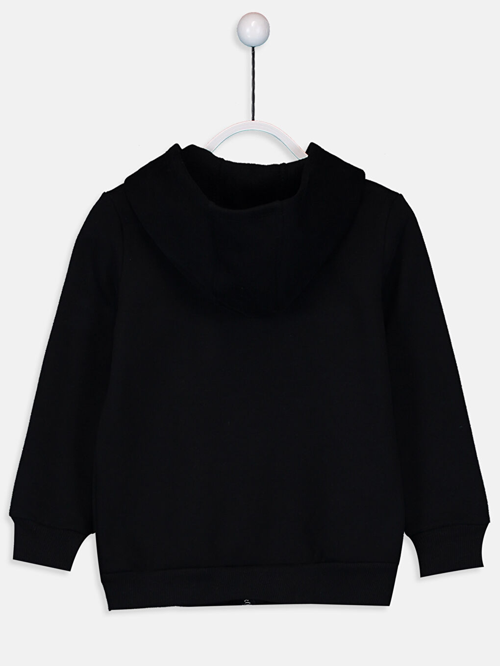 Girl BLACK Zip-Up Sweatshirt-1