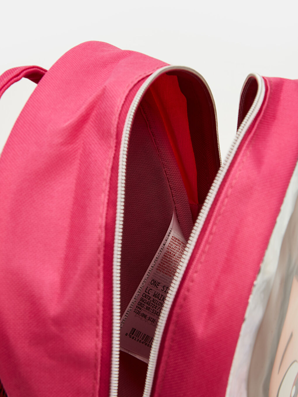 გოგონა ვარდისფერი ზურგჩანთა-2