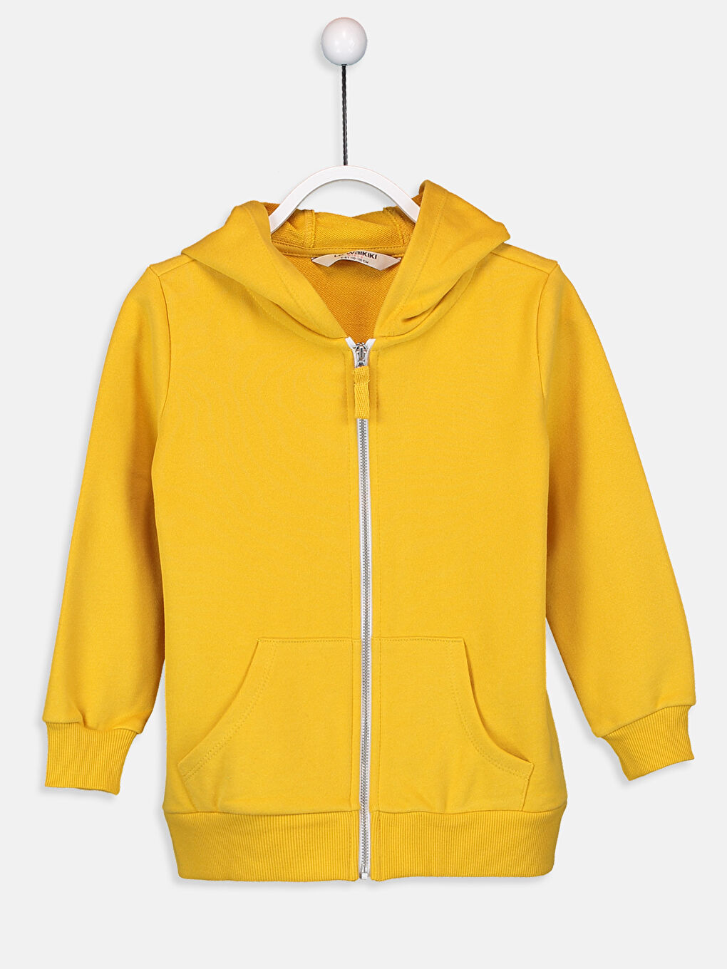 Girl YELLOW Zip-Up Sweatshirt
