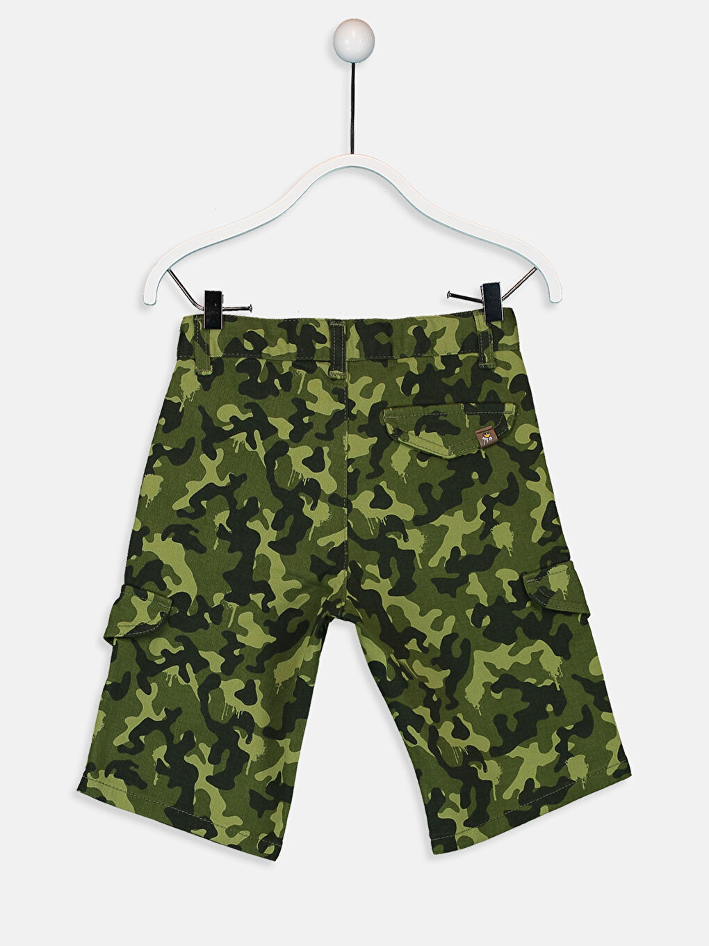 Haki Erkek Çocuk Gabardin Şort-1