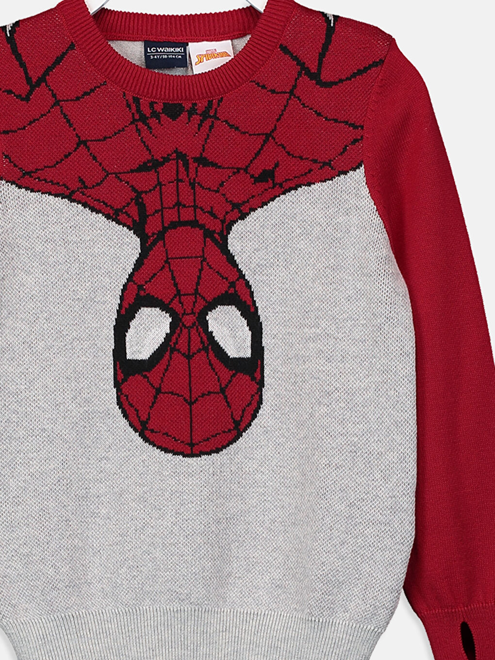 Gri Bisiklet Yaka Erkek Çocuk Kazak-2