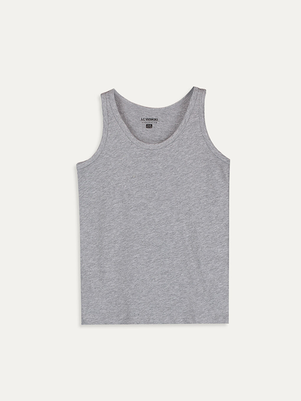 Siyah Bisiklet Yaka Erkek Çocuk Atlet-3