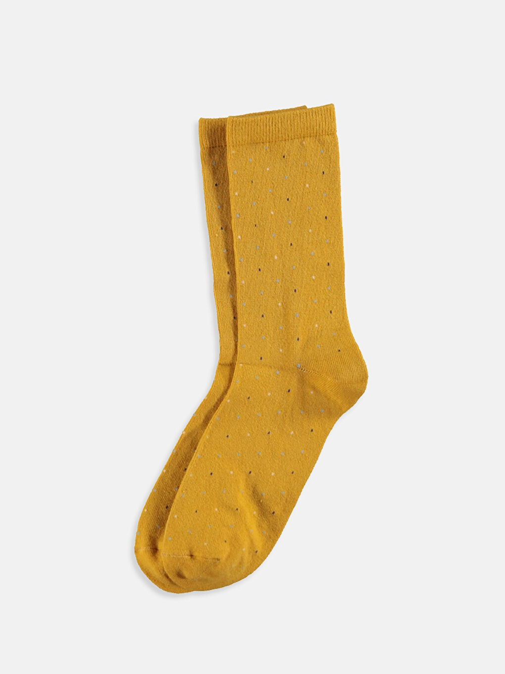 Karışık Renk İpliği Boyalı Soket Çorap-2