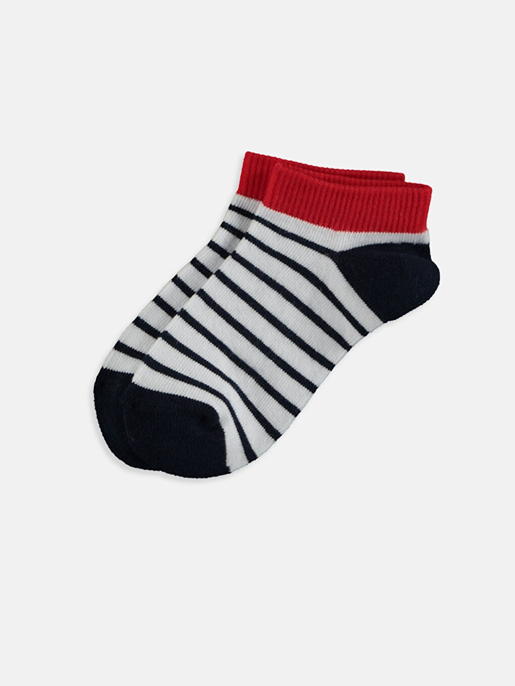 Karışık Renk İpliği Boyalı Patik Çorap-1