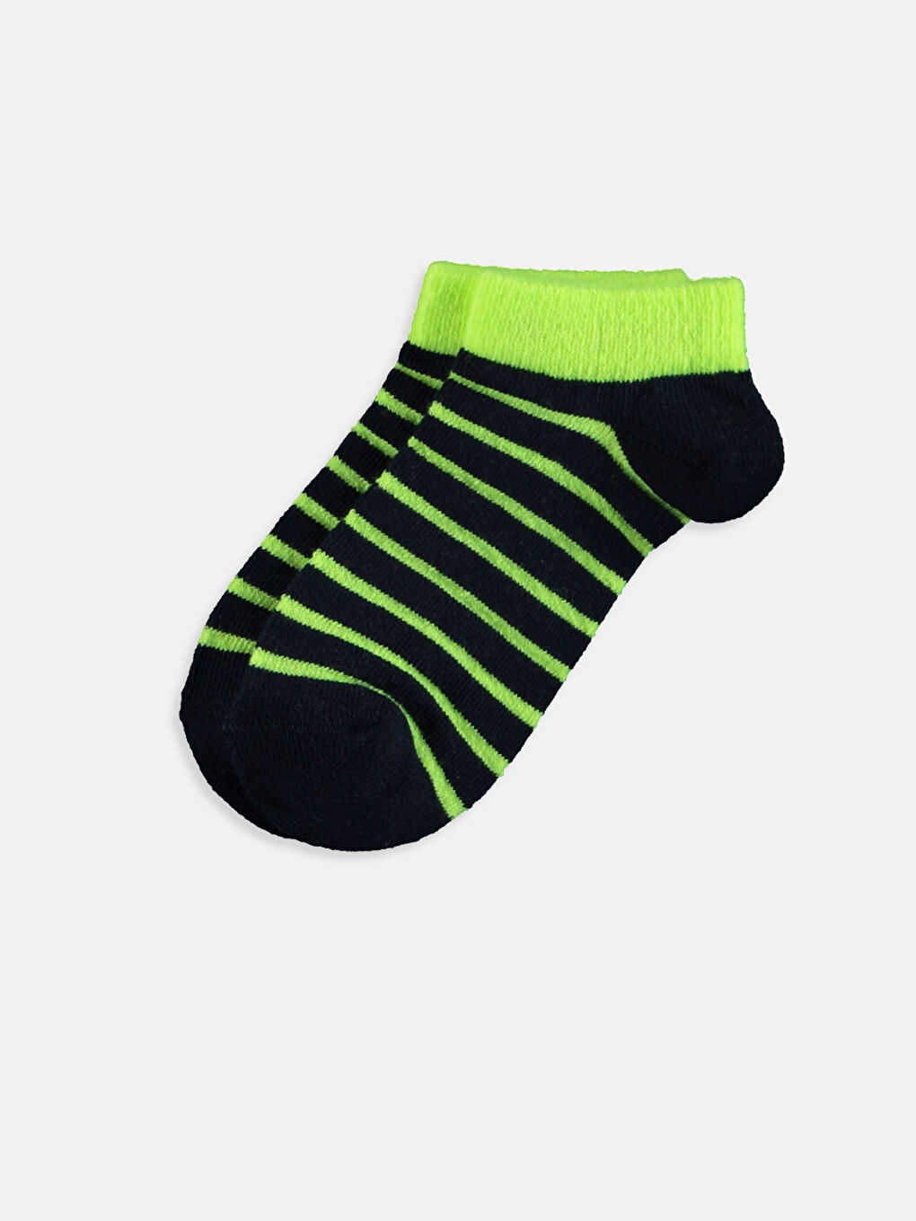 Karışık Renk İpliği Boyalı Patik Çorap-2