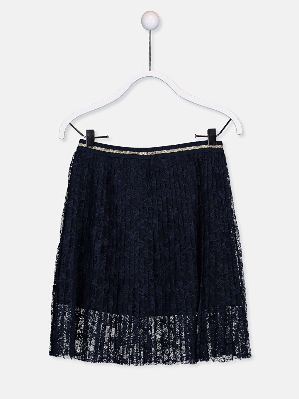 Дівчина ТЕМНО-СИНІЙ Спідниця