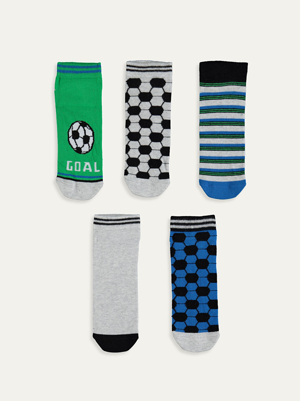 Karışık Erkek Çocuk Patik Çorap 5'li-1