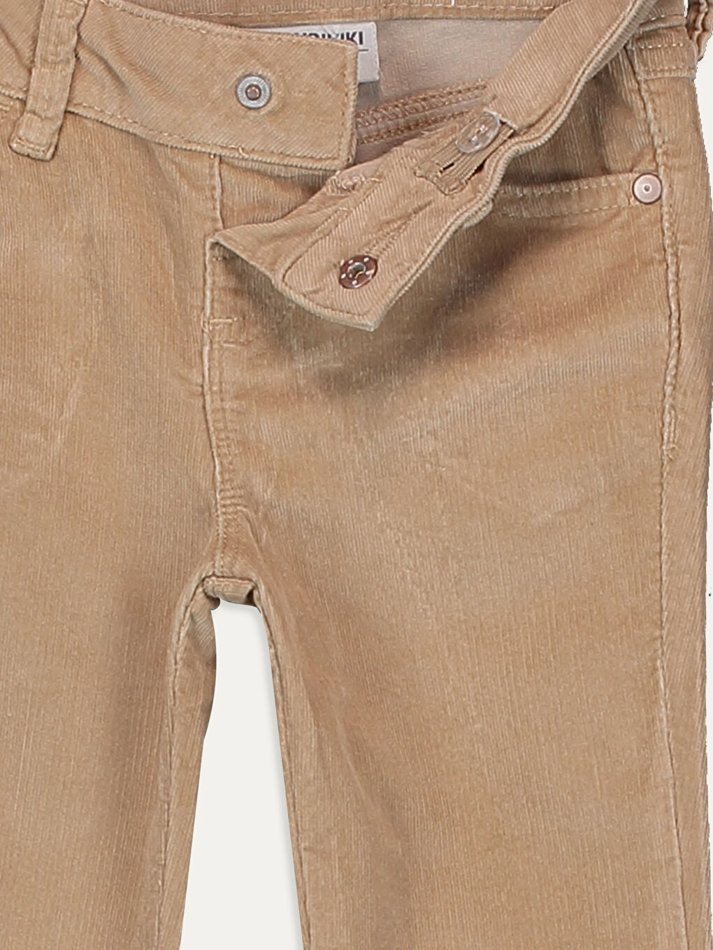 بنطلون مخمل فت سليم للبنات-2