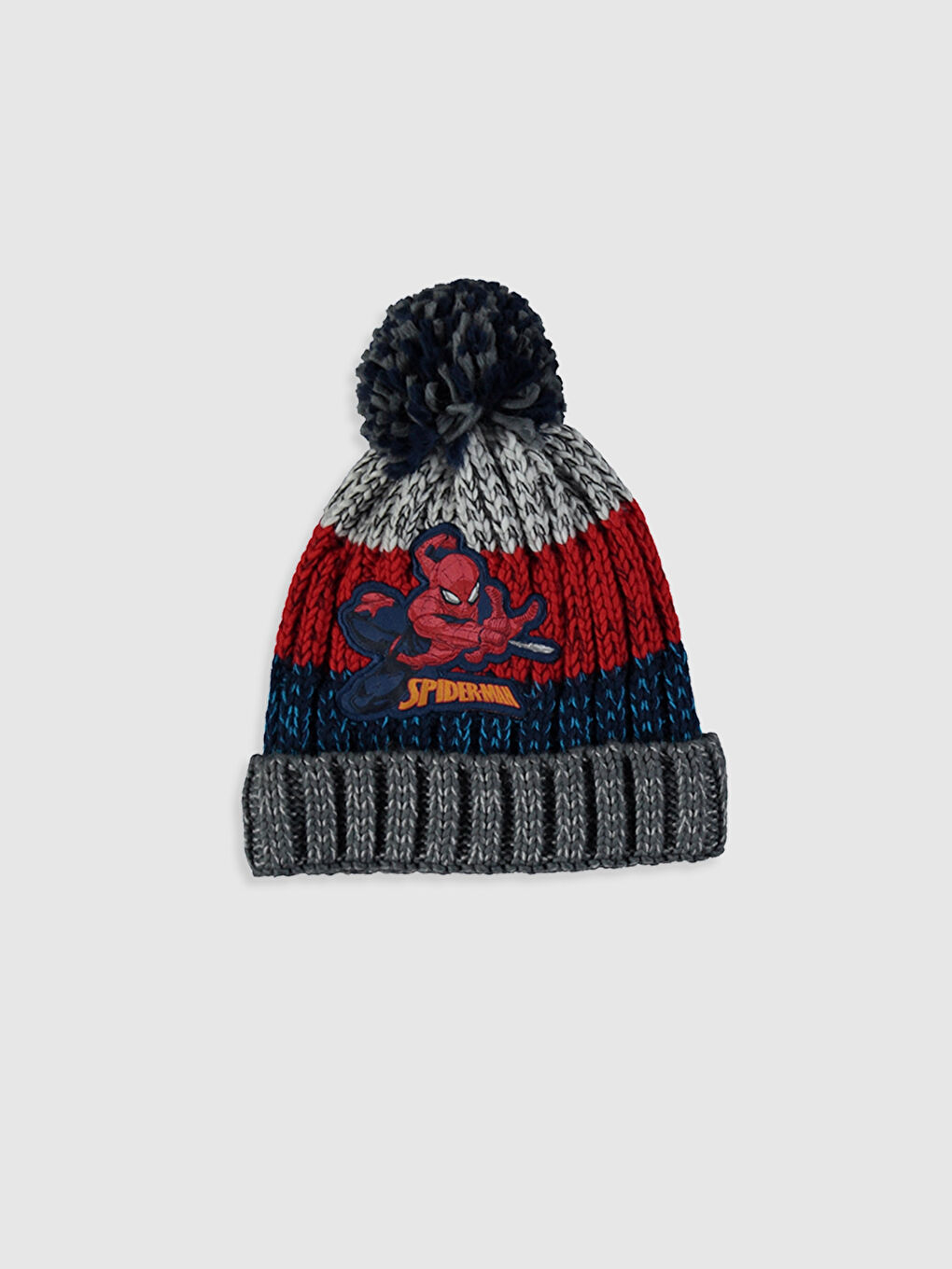 Boy’s Spiderman Printed Tricot Scarf and Beret-1