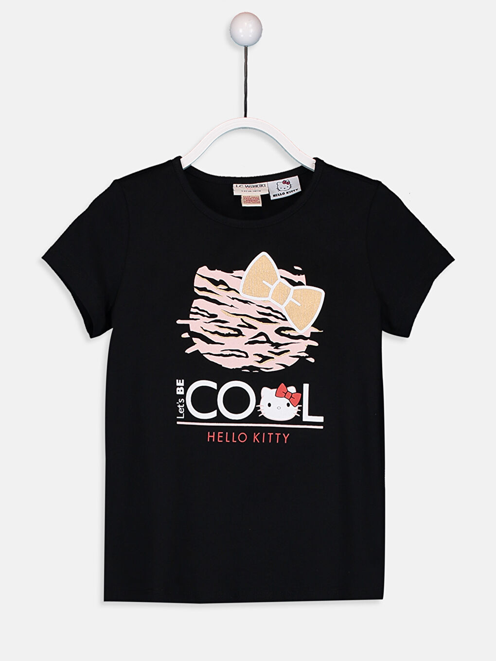 Crew Neck Short Sleeve Girls' T-Shirt