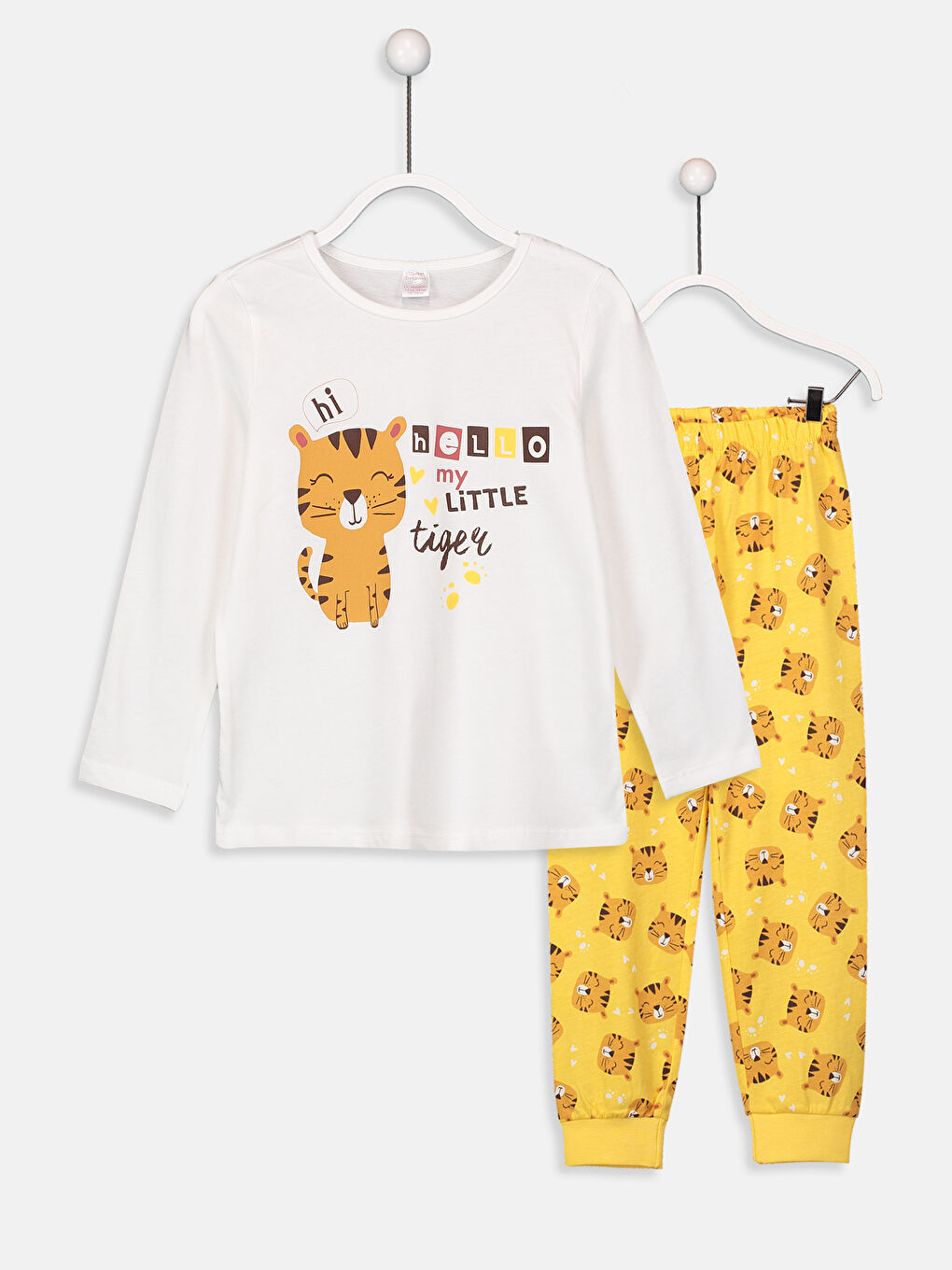Girl ECRU Pyjama Set