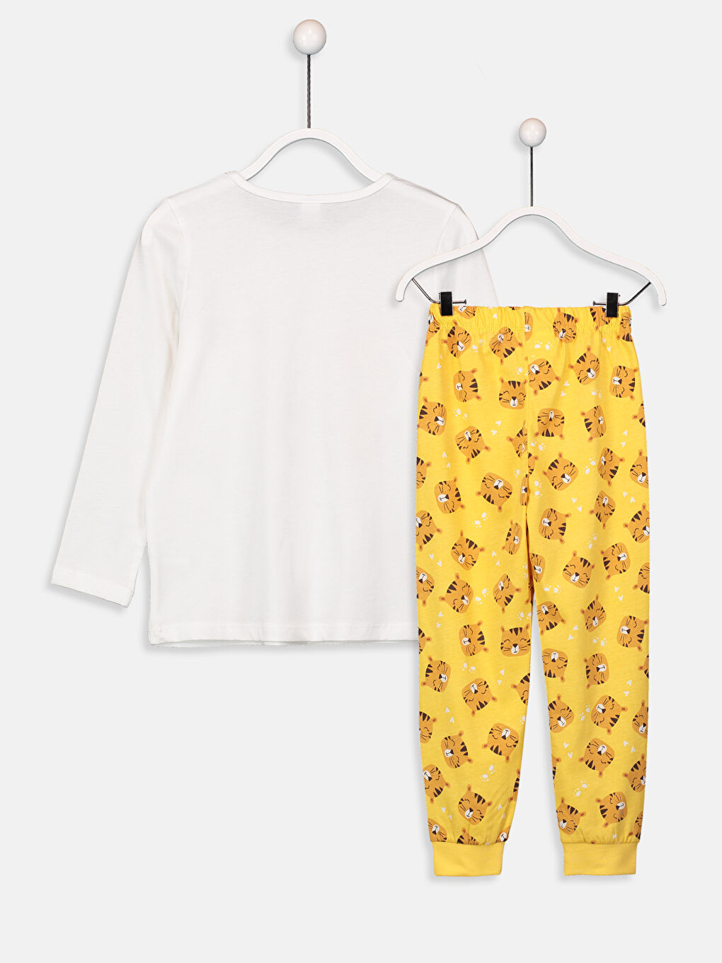 Girl ECRU Pyjama Set-1